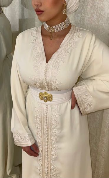 Caftan Laila blanc