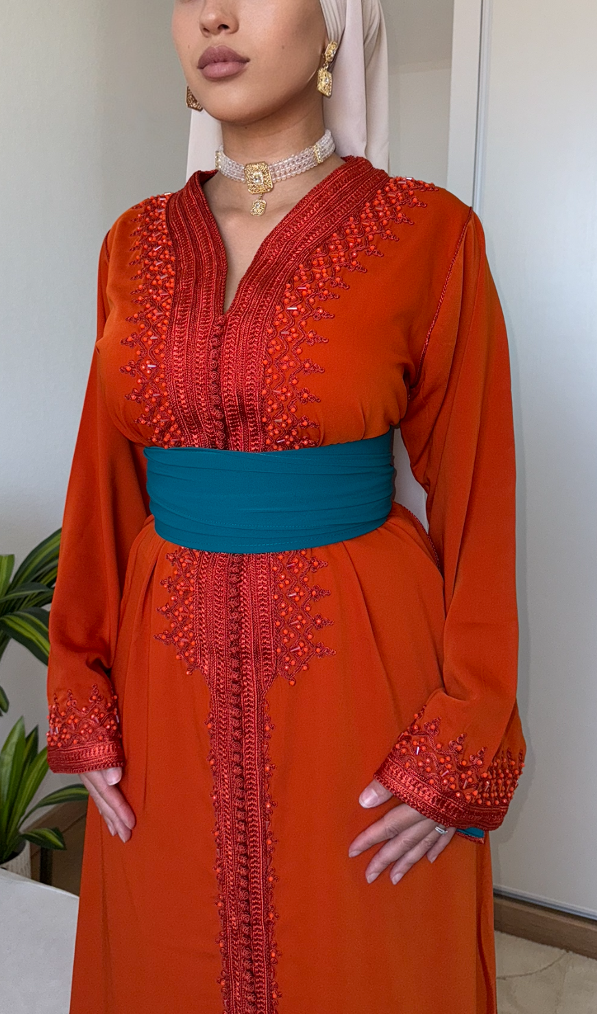 Caftan Maria orange