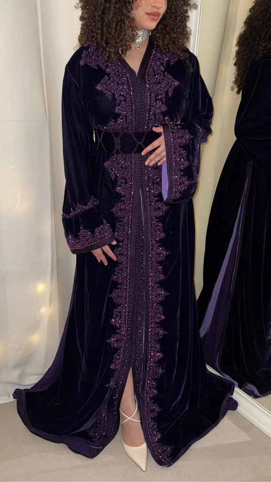 Takchita velours Violet