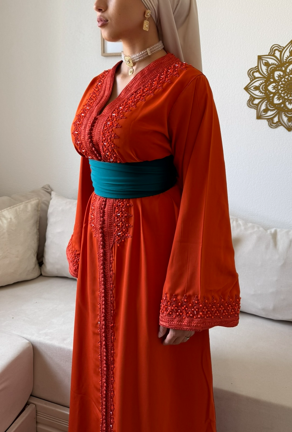 Caftan Maria orange