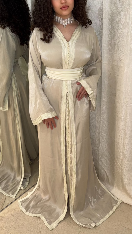 Takchita Organza beige